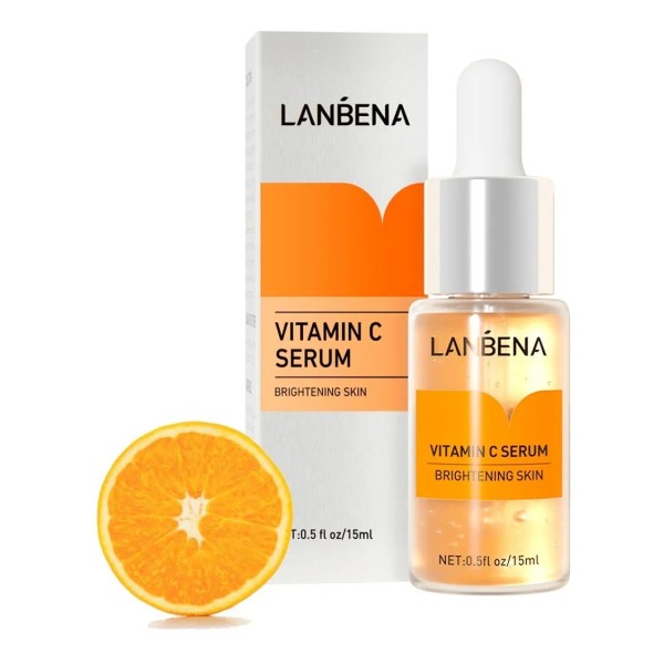 Lanbena Sérum Facial con Vitamina C, Hidrata y Reduce Pecas,