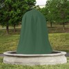Garden Fountain Statue Protective Cover Silver Coated Oxford Cloth Waterproof