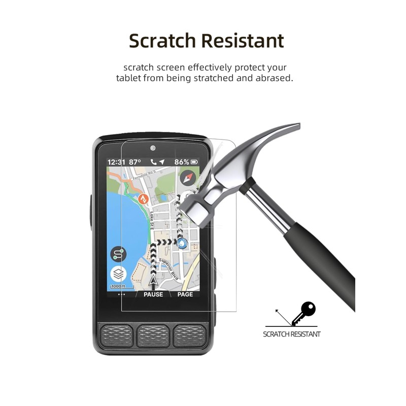 WUNIAK Screen Protector for Wahoo ELEMNT ROAM V3 GPS Cycling/Bike