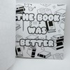 Adult Bookish Phrases Coloring Book With Extra Cozy Items Book