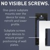 Legrand radiant Screwless Wall Plates for Decorator Rocker Outlets, 1-Gang,