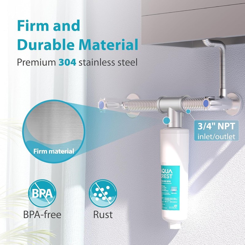 AQUA CREST AP431 AP430SS Whole House Scale Inhibitor - Inline