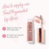 100% PURE Lip Gloss (Fruit Pigmented), Pink Caramel, High Shine,