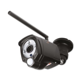 Technaxx WiFi IP Outdoor Camera TX-145 - Vieokamera, FullHD 1920 x 1080, PIR Sensor 120, Horizontal 90° & Vertical 55°, WiFi 2.4GHz, 3 IR LED (850 nm), IP 66, MicroSD, Burglar Security, Alarm, Push