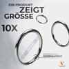 Stainless Steel Rings | Selectable: 20 mm - 50 mm
