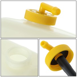 DNA MOTORING OEM-RT-HO3014124 OE Style Coolant Overflow Reservoir Tank w/Cap Compatible with 92-01 Honda Prelude