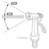 SANEI N51 Lever Nozzle 5.9 x 2.8 inches (15 x