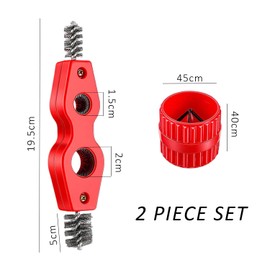 1 Piece Pipe Deburring Tool, 1 Piece Edge Cutter, Copper Pipe Cleaning Drill Attachment, Drill Pipe Cleaning Tool, Deburring Tool, Drill Pipe Cleaning Brush