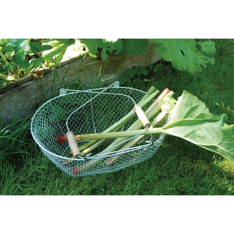 Traditional Wire Fruit, Flower & Vegetable Basket Trug 38cm x