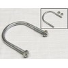 10MM x 50MM Zinc Plated 'U' Bolt with 2 Hex
