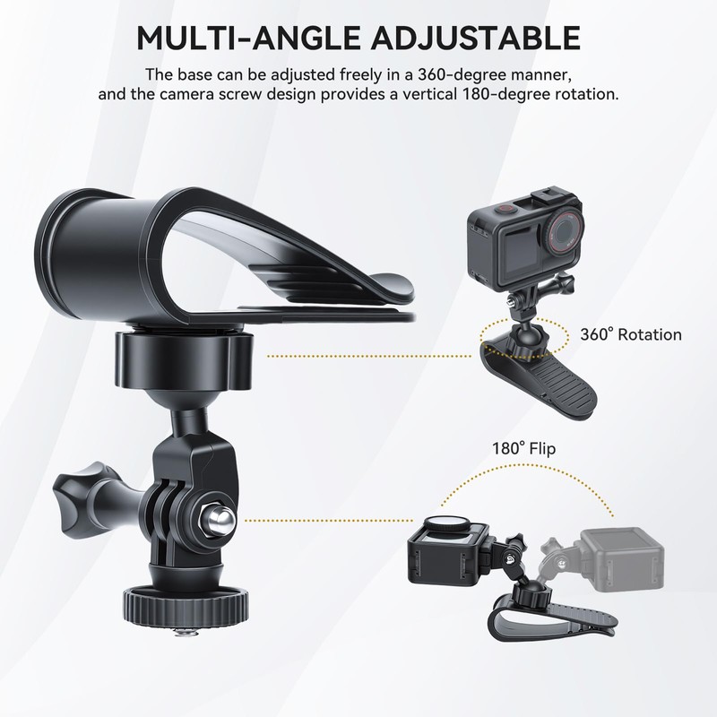 UTEBIT Car Sun Visor Mount, Quick Clip Sun Visor Mount