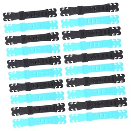 FRCOLOR 20Pcs Adjustable Strap Hooks Durable Ear Protectors Extenders Premium Comfort Relief for Ear Pressure Versatile Accessories