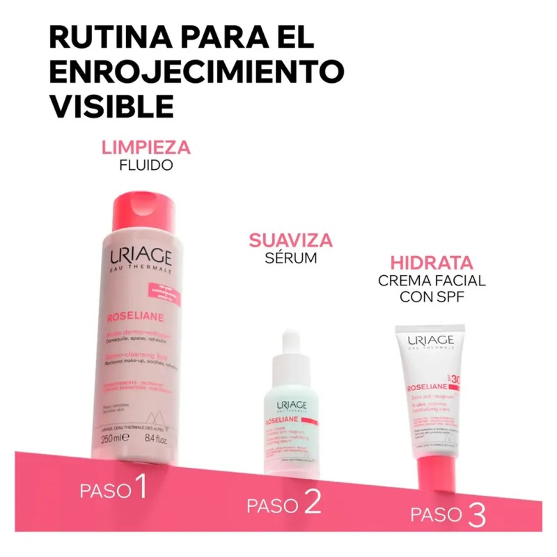 Uriage Roseliane Crema Facial Anti-rojeces Calmante Spf30 Sensible Día