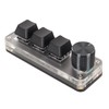 USB Mini 3 Key Keypad with Knob DIY Programmable Type