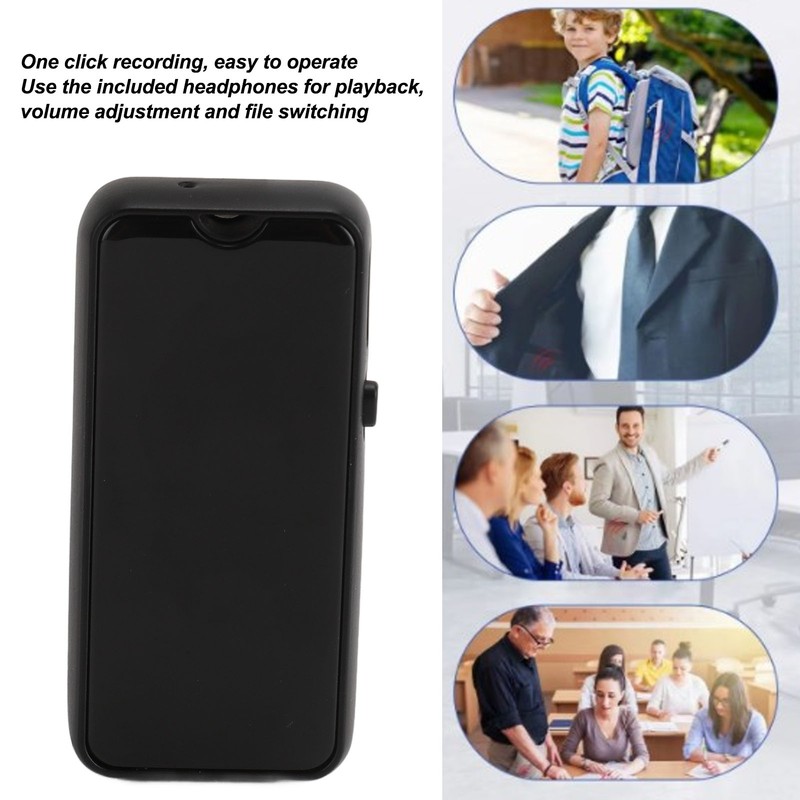 Magnetic Voice Recorder DSP Noise Reduction One Click Portable Voice