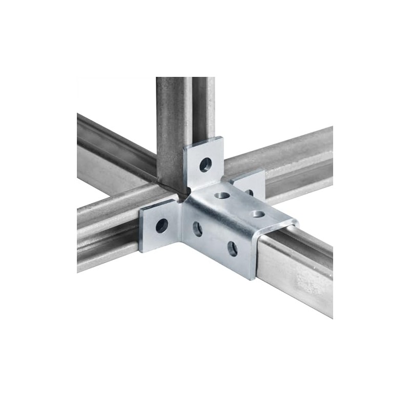 heneng 4 Pack Wing Shaped Fittings for 1-5/8" Strut Channel,7/32"