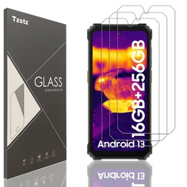 Tzstz 3 Pieces Tempered Glass Cell Phone Screen Protector for Blackview BV8900/BV8900 Pro Hardness 9H Anti Scratch HD Screen Protector Film