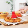 2Pcs Durable Axe Pizza Wheel Slicer Sharp Non-Slip Stainless Steel