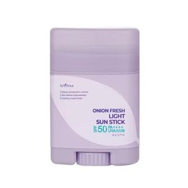 ISNTREE Protector Solar Facial en Barra Onion Fresh No Sebum Sun Stick - Coreano SPF 50+ PA++++ con Extracto de Cebolla y Zinc PCA, Matificante, 22 g