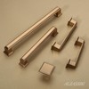 Alzassbg 10 Pack Champagne Bronze Cabinet Pulls, 3 Inch(76mm) Hole