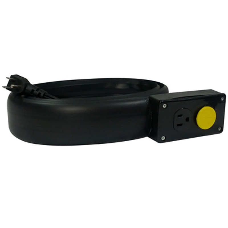 Flat Electrical Power Extension Cord Cover - Length: 10FT -