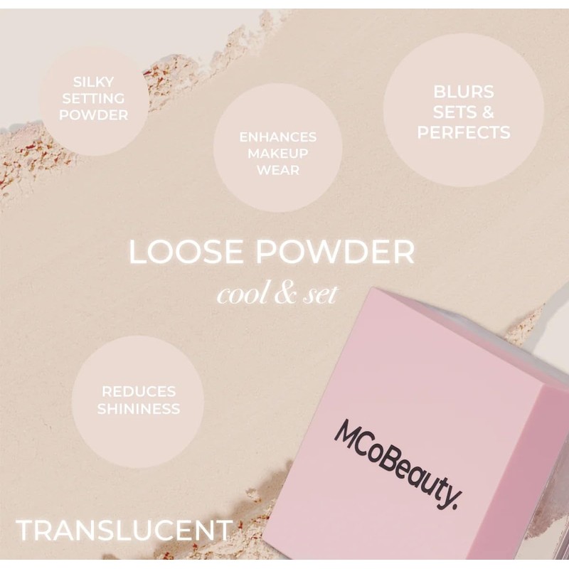 MCoBeauty - Transluscent Loose Powder Cool & Set - Finely