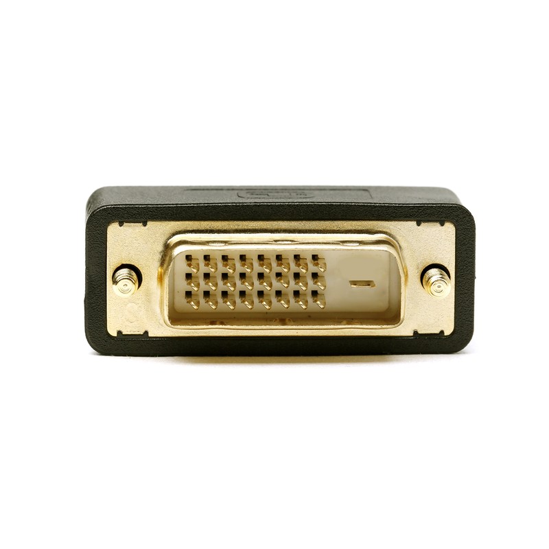 Arnorin DVI-D Male to DVI-I Female Port Saver Adapter Compact
