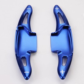 JHO Car Steering Wheel Shifter Extension Paddle for Ford Explorer 2020 2021 Base XLT Limited Platinum Interior Accessories (blue)