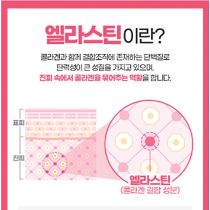 Chong Kun Dang Hyaluronic acid elastin elastin hydrolyzate / 히알루산엘라스틴