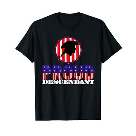Proud Descendant of American Revolution Veteran Flag T-Shirt