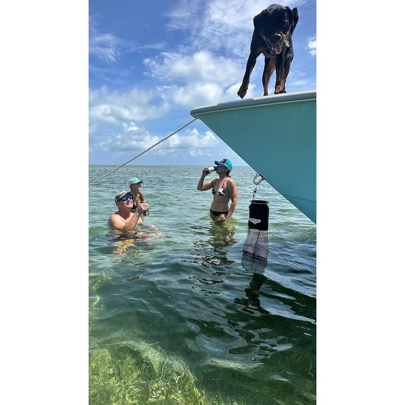 Boat Trash Bag - Large Versatile Hoop Mesh Garbage Bag