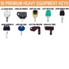 50 PCS Heavy Equipment Kit Set Construction Ignition Kit Set