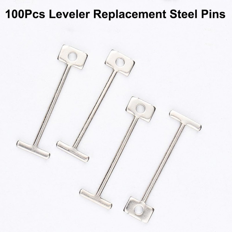 T-Pins Replacement Steel Needles Tile Leveling System, 1.5mm Tile Leveling
