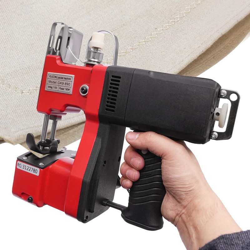 Portable Electric Sewing Machine, Leather Canvas Sewing Machine Industrial Bag