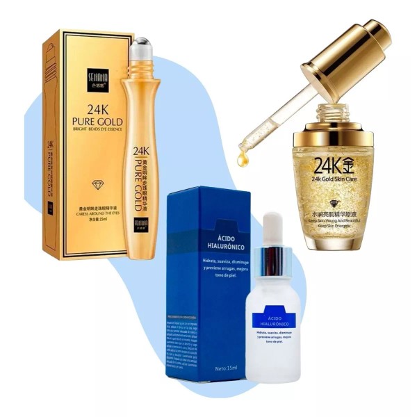 Universo en Linea Kit B5 Serum Colageno 24k Roll On