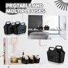 20 Pack Plastic Baskets with Handles Portable Shower Caddy Storage