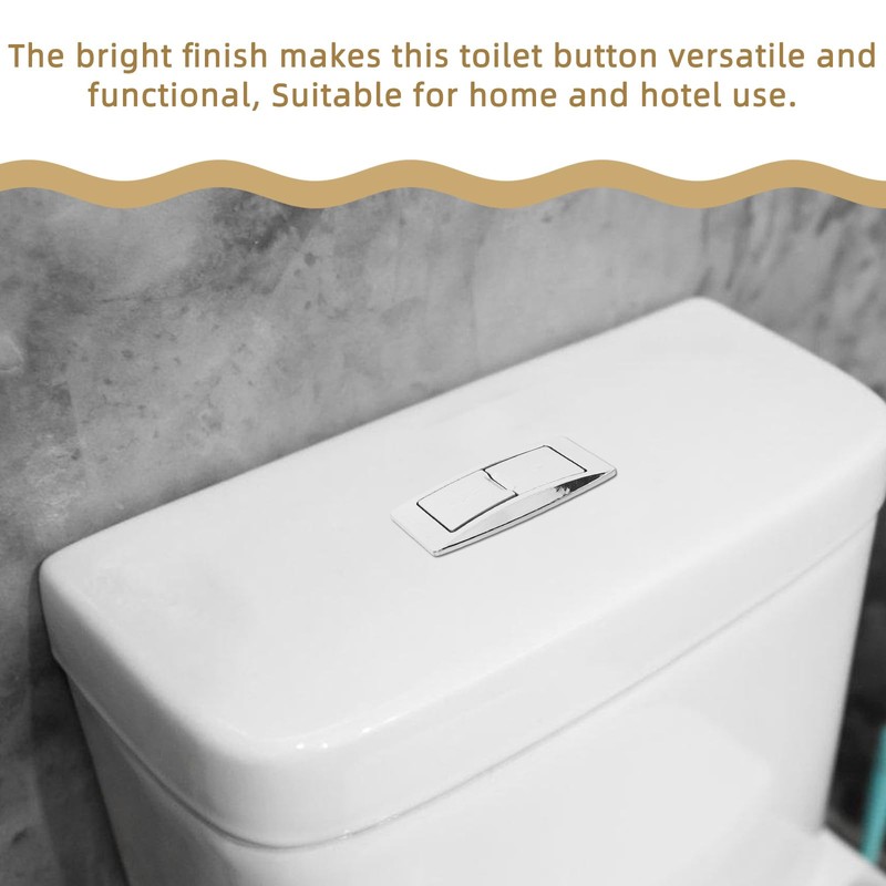 HOMSFOU Buttons Dual Flush Button Toilet Push Button Toilet Water-Saving
