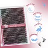 Mayhug Eyelash Extensions, 80D Individual Eyelashes, 320 Pieces, D Curl