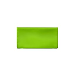 5 Checkbook Transaction Registers with Vinyl Checkbook Cover (Lime Green)