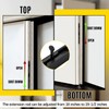 Blulu 18 Inch Extended Flip Lever Flush Bolt for Double