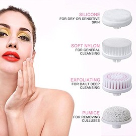 Cepillo Facial Eléctrico Resistente al Agua Eléctrico poro Facial Herramienta de Limpieza Profunda Exfoliante Eliminación de la Espinilla Deshacerse d