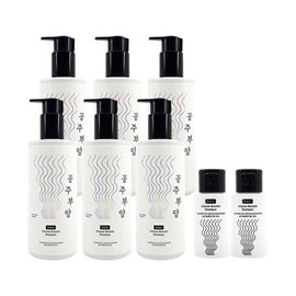 Princess Bulyang Shampoo 6 x 500ml + 2 x 30ml / 가히 공주부양 샴푸 500ml 6개+30ml 2개
