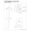 Kingston Brass KTK102P Trimscape Toilet Supply Kit, Polished Brass 20