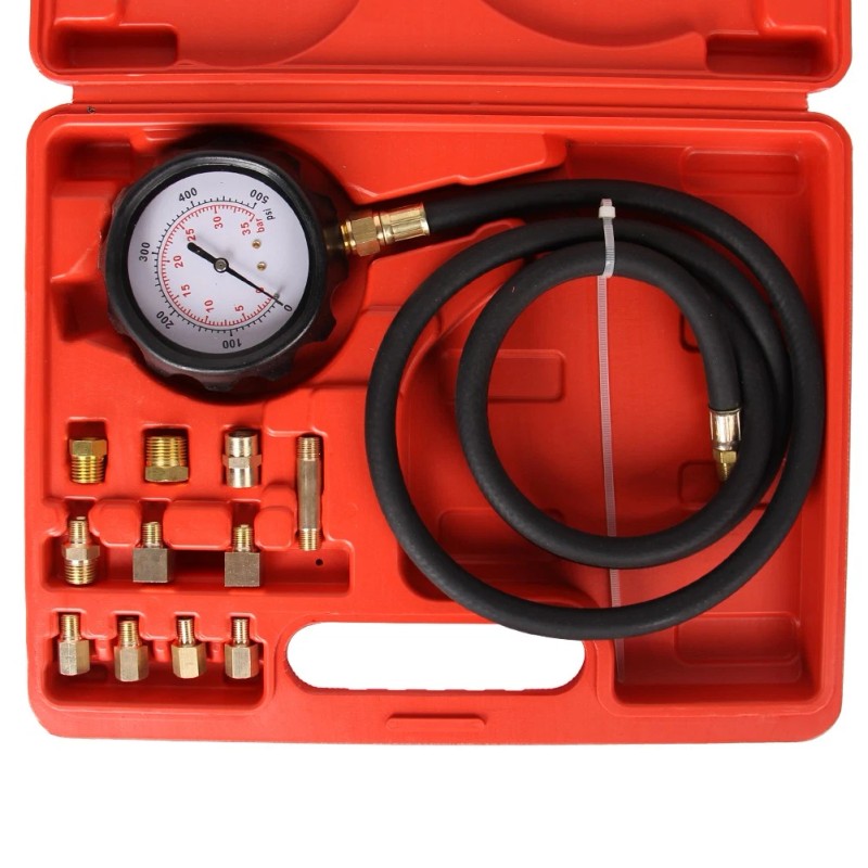 Carbole 0-500PSI Oil Pressure Gauge Tester Kit Engine Transmission Fluid