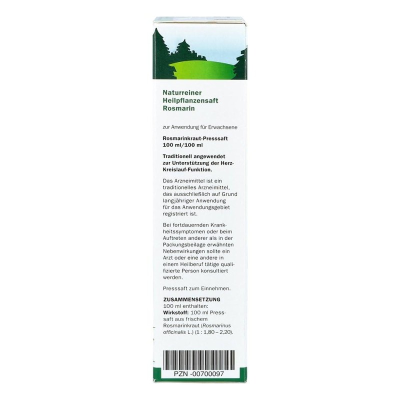ROSMARIN Schoenenberger Medicinal Plant Juices 200 ml
