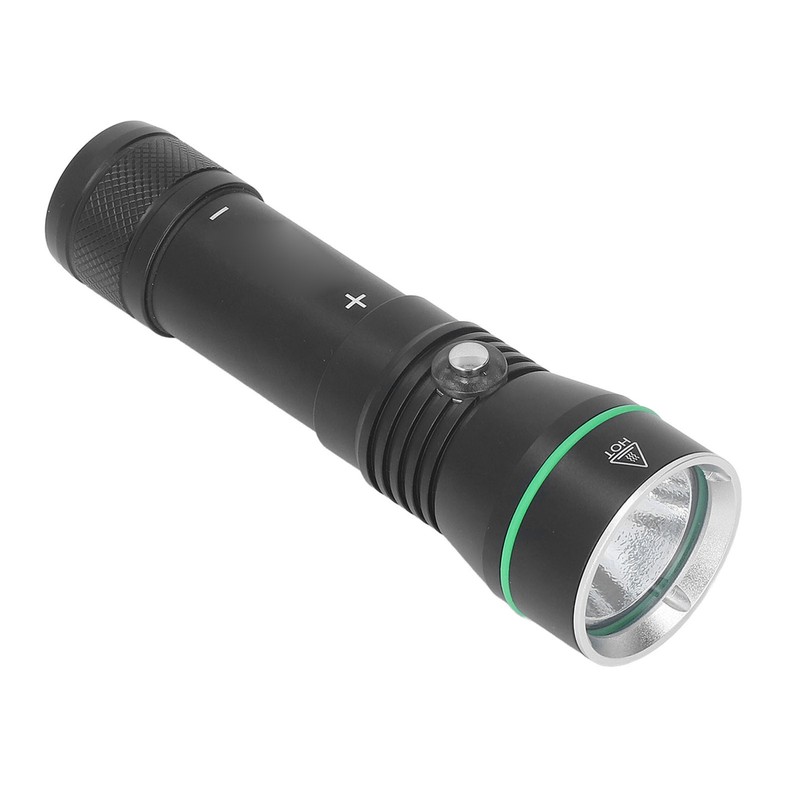 Diving Flashlight Super Bright Flashlight 1200LM Aluminum Alloy IPX8 Waterproof