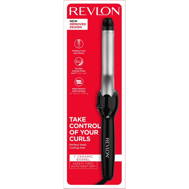 Revlon Perfect Heat Triple Ceramic Curling Iron | For Silky