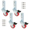 Tool Guy Republic 4pc Storage Rack Caster Wheels (Adapts to