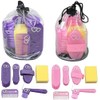 Elico Wexford 6 Piece Childrens Junior Glitter Hearts Grooming Kit
