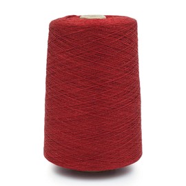 Linen 14, 100% Linen Yarn by Silk City Fibers for Weaving or Knitting, Fire Red